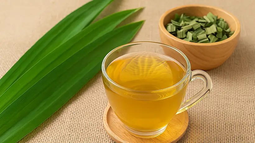 Refreshing Homemade Pandan Water: A Step-by-Step Guide.